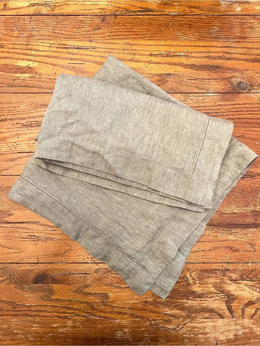 Pottery Barn Eucalyptus Sage Green Linen Duvet Cover Full/Queen w/ 2 Euro Shams